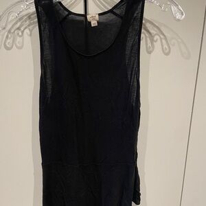 Aritzia Knit Black Sleeveless Top